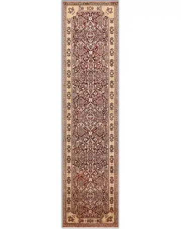 Ковёр Renaissance 2590 — коричневый и золотистый, восточный орнамент