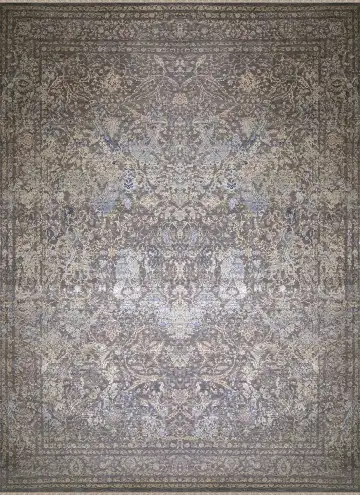Ковёр Shabby Classic 2734 — коричневый и серый, восточный орнамент