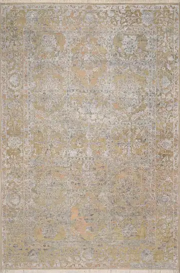 Ковёр Shabby Classic 2997 — бежевый и коричневый, восточный орнамент