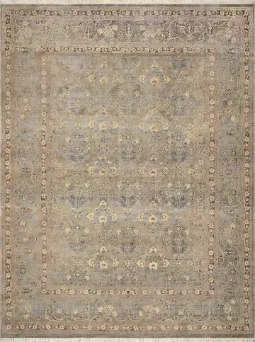 Ковёр Shabby Classic 3073 — золотистый и бежевый, восточный орнамент