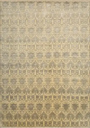 Ковёр Arabesque 3169 — кремовый и золотистый, в полоску