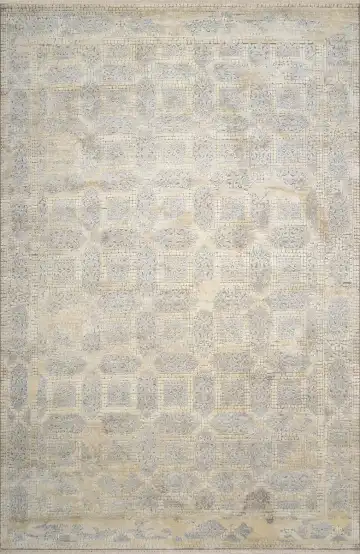 Ковёр Mosaic 3405 — бежевый и серый, винтажный рисунок