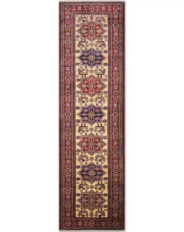Ковёр Shirvan 3518 — красный и кремовый, растительный рисунок