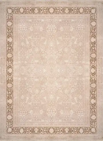 Ковёр Rajastan 3519 — розовый и коричневый, восточный орнамент