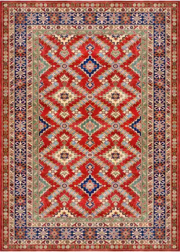 Ковёр Shirvan 3538 — бежевый и коричневый, с медальоном