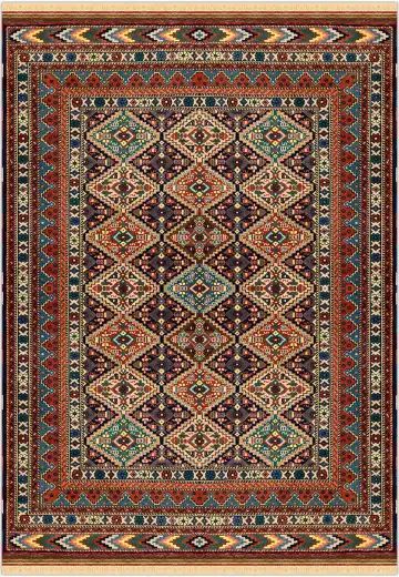 Ковёр Baluchi 3915 — красный и синий, восточный орнамент