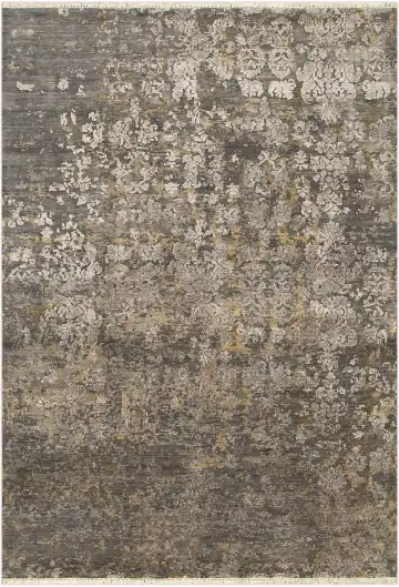 Ковёр Shabby Classic 4272 — коричневый и серый, винтажный рисунок
