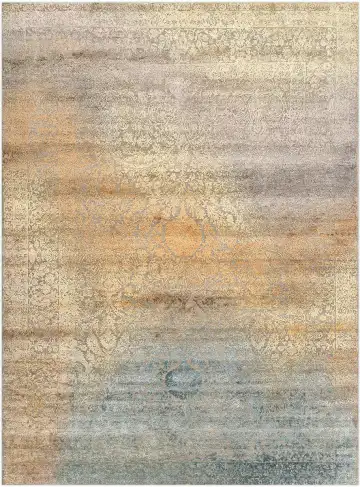 Ковёр Shabby Classic 4387 — бежевый и оранжевый, градиент