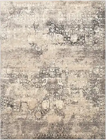 Ковёр Shabby Classic 4629 — кремовый и коричневый, сюжетный рисунок