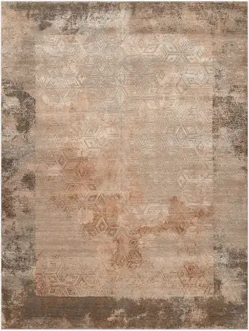 Ковёр Shabby Classic 4630 — бежевый и кремовый, геометрический рисунок