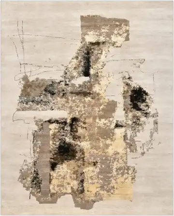 Ковёр Artwork 4961 — бежевый и коричневый, абстрактный рисунок