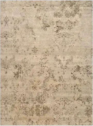 Ковёр Shabby Classic 5067 — кремовый и коричневый, винтажный рисунок