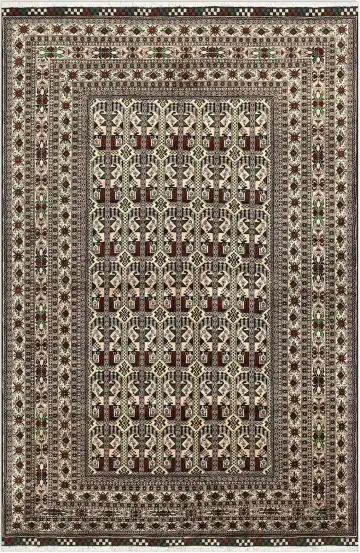 Ковёр Beleji 5316 — коричневый и кремовый, сюжетный рисунок