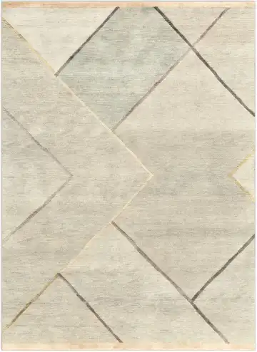 Ковёр Shapes 5391 — бежевый и серый, геометрический рисунок