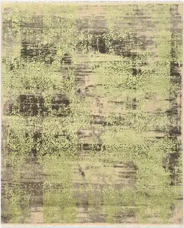 Ковёр Shabby Classic 5398 — жёлтый и серый, абстрактный рисунок