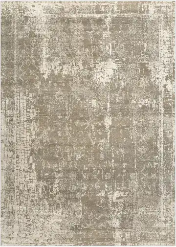 Ковёр Shabby Classic 5466 — серый и кремовый, геометрический рисунок