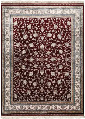 Ковёр Persia 5746 — красный и белый, с медальоном