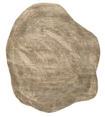 Ковёр Ombre 5754 — бежевый и коричневый, однотонный
