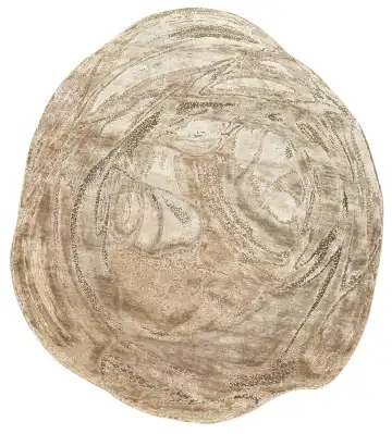 Ковёр Ombre 5763 — бежевый и золотистый, абстрактный рисунок