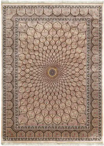 Ковёр Persia 5769 — коричневый и бежевый, восточный орнамент