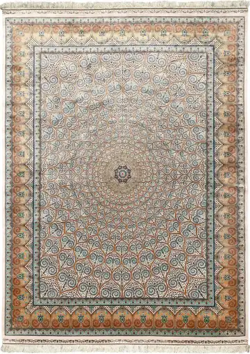 Ковёр Persia 5774 — коричневый и бежевый, восточный орнамент