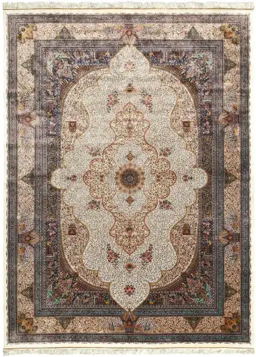 Ковёр Persia 5789 — бежевый и коричневый, восточный орнамент