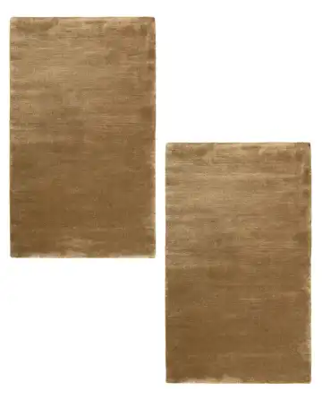 Ковёр Pure Mohair 5830 — золотистый, однотонный