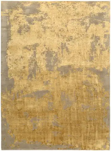Ковёр Aldo 6053 — жёлтый и коричневый, винтажный рисунок