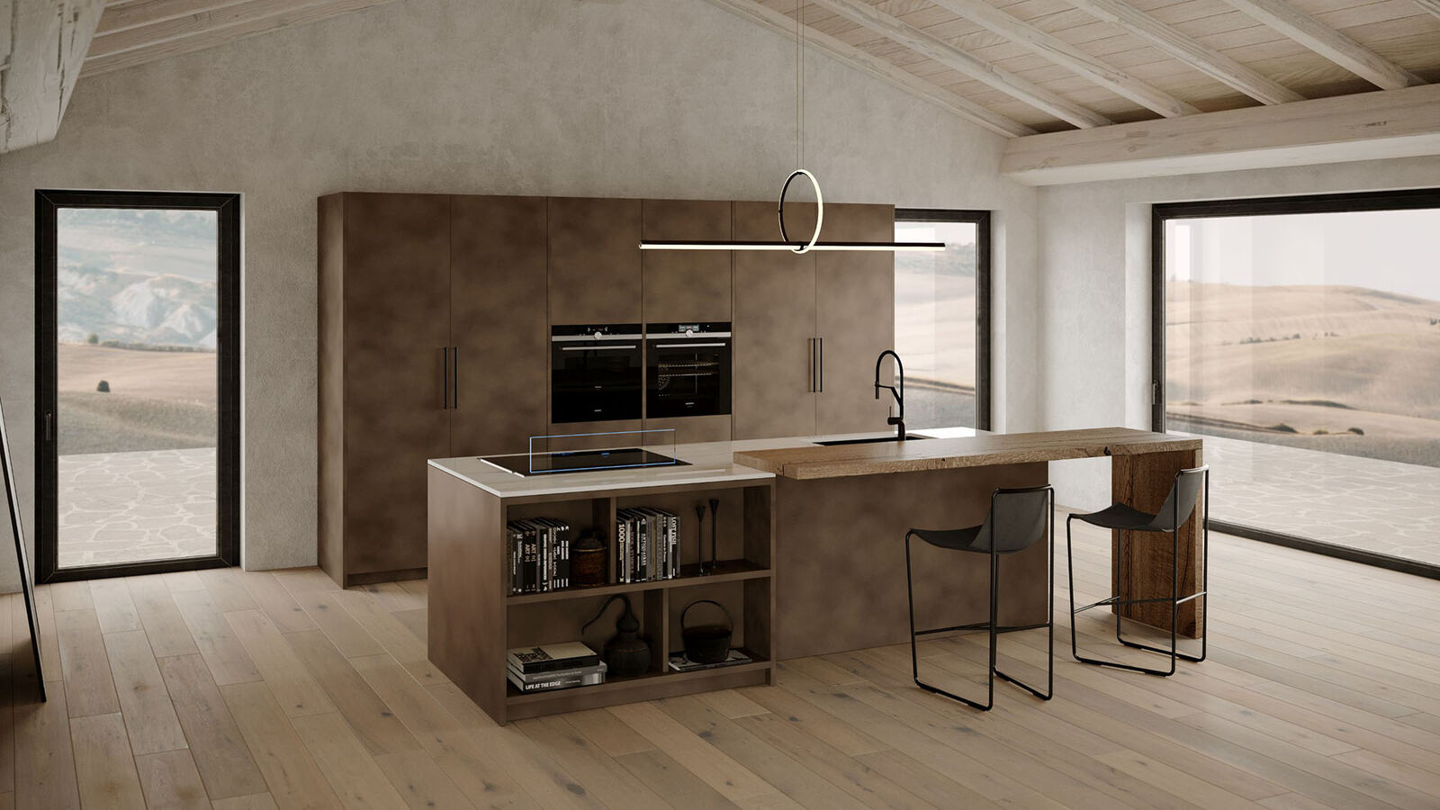 Kitchens Essence Metal — Aurora Cucine, collection Contemporaneo