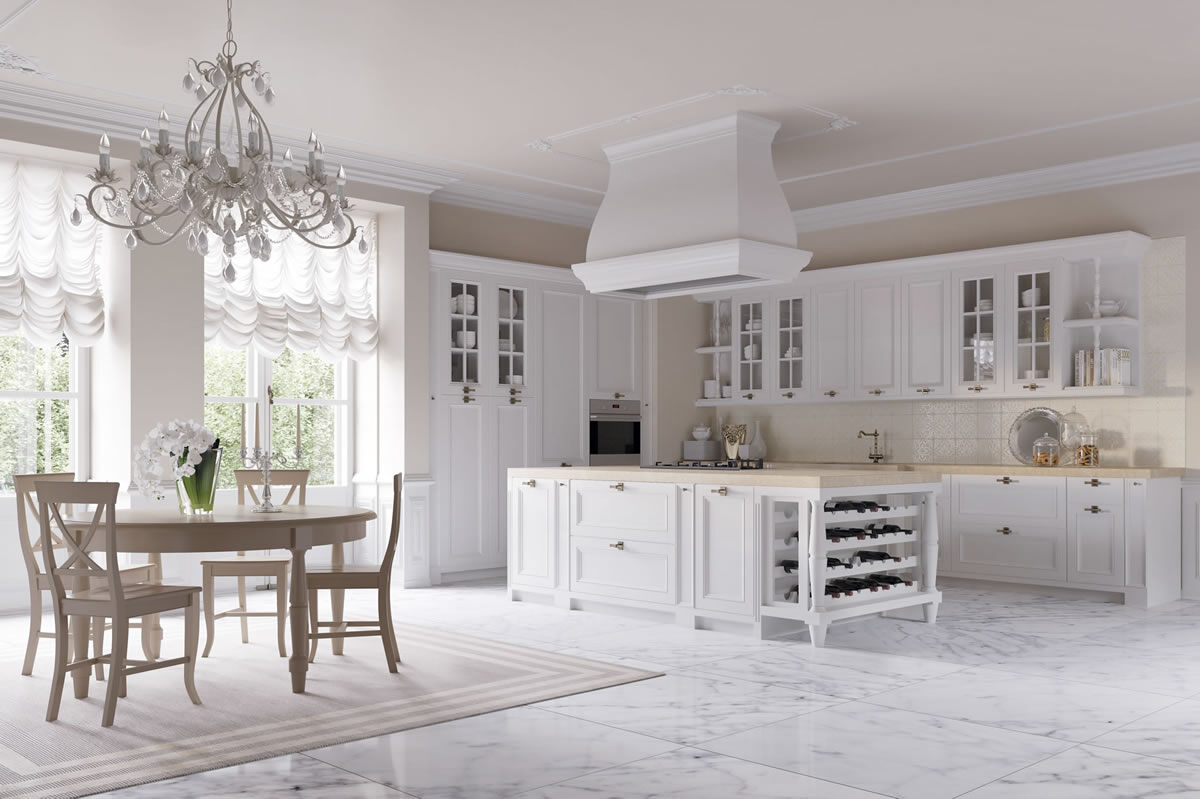 Aurora Cucine — Тосканские кухни с 1947 года: третье поколение семьи, массив каштана и дуба, лак и металл — от кантри-шик до современных.