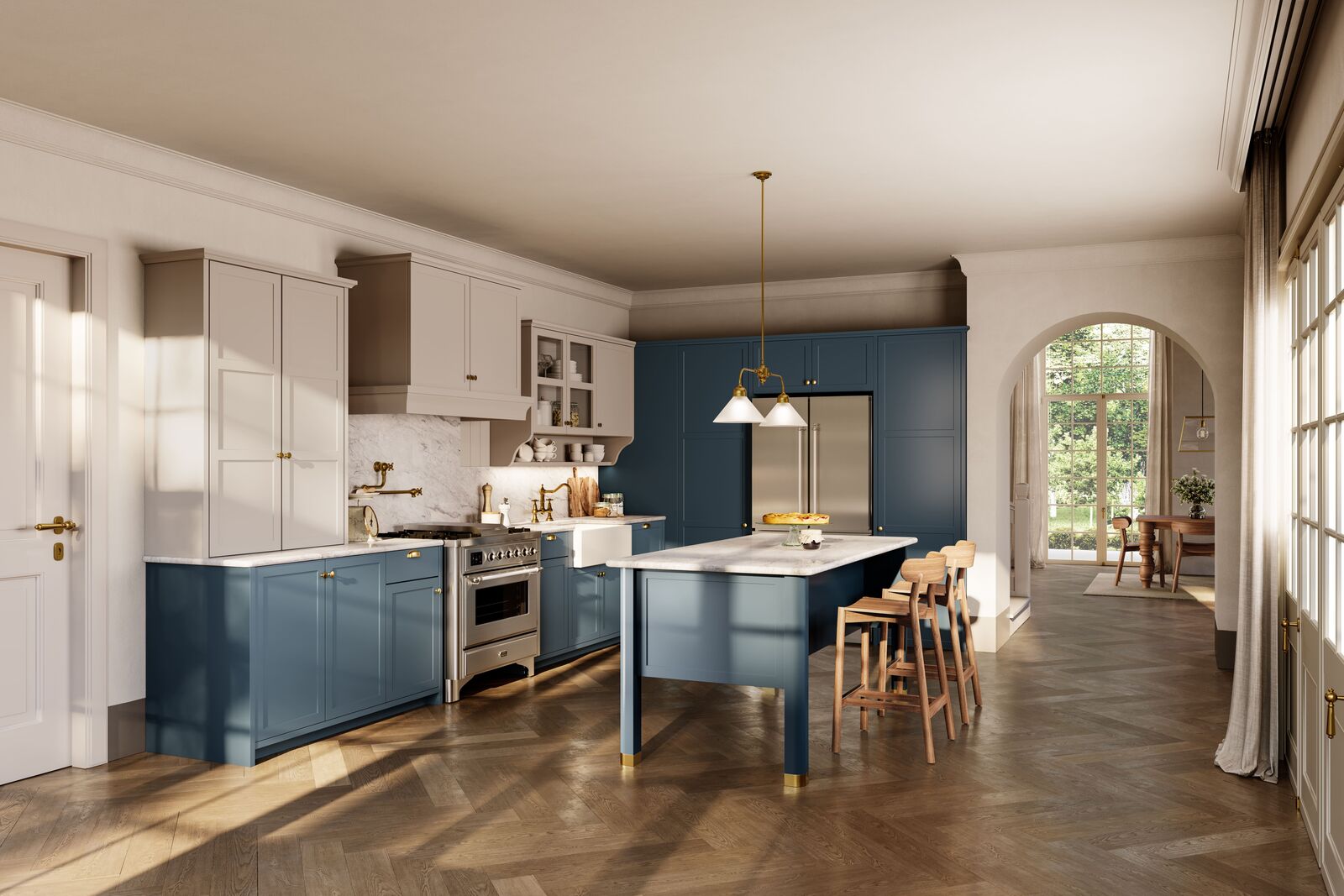 Kitchens Pantry — Aurora Cucine, collection Country Chic