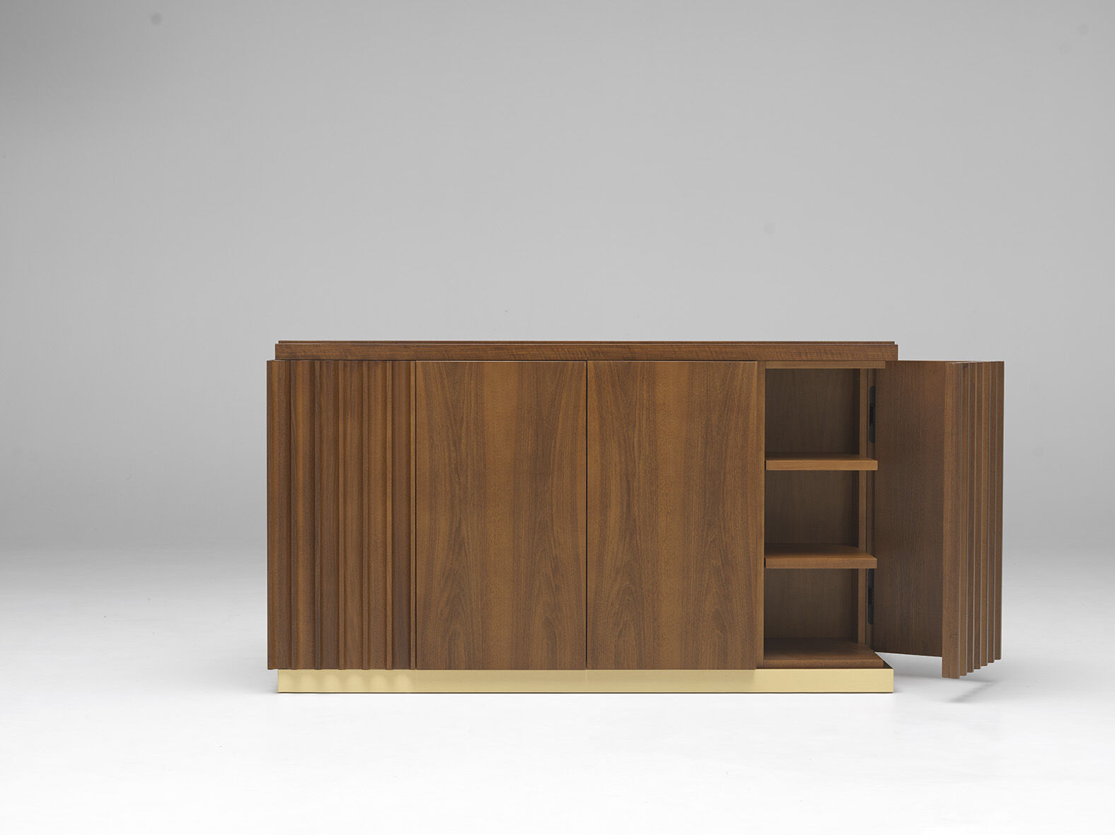 Sideboards Design Sideboard With Wood And Gold Finishes — FMF, collection Отдельные предметы