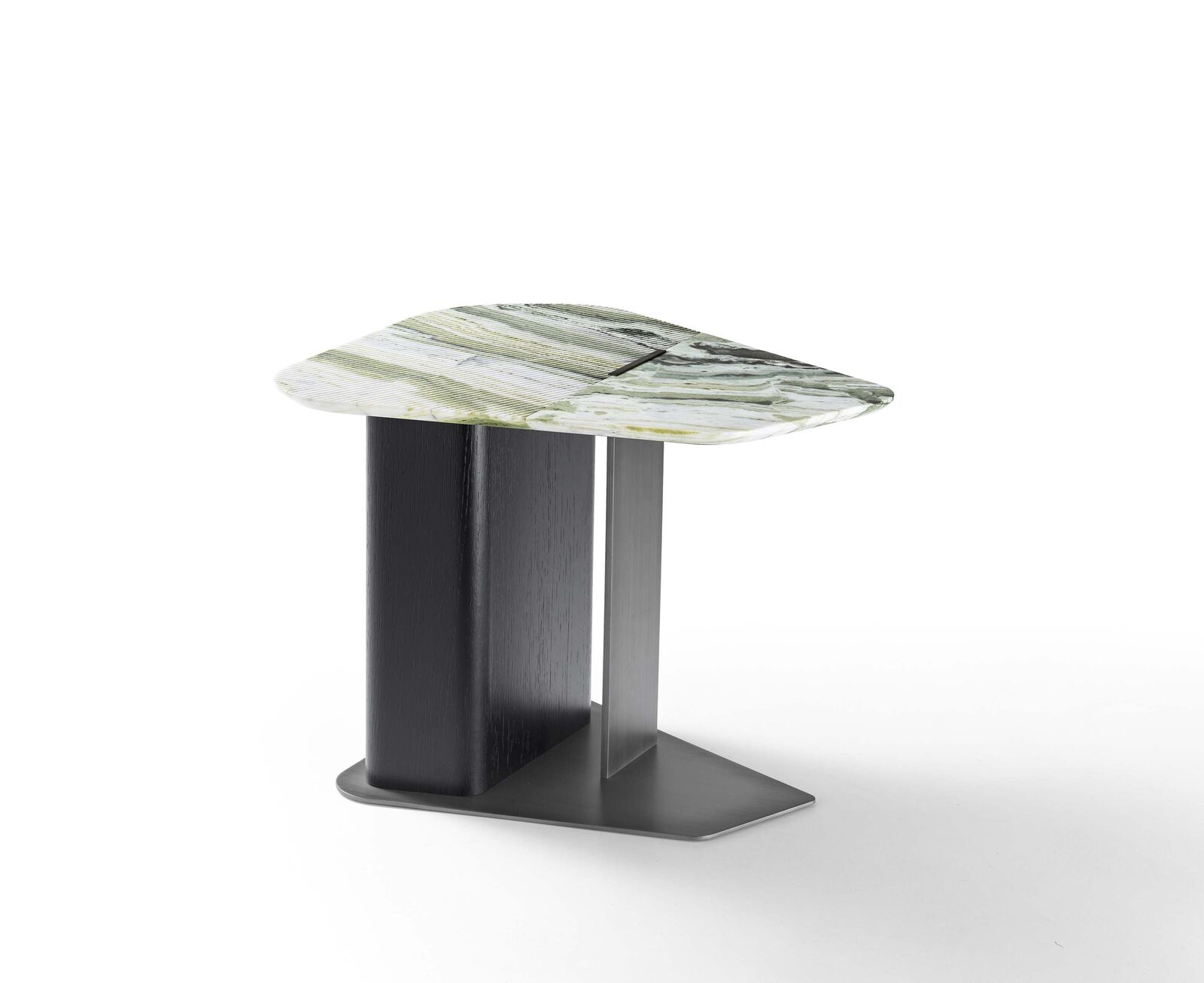 Предмет декора Leaf Collection – Camelia Green Marble, Oak Wood And Satin Metal Legs — FMF, кадр 3