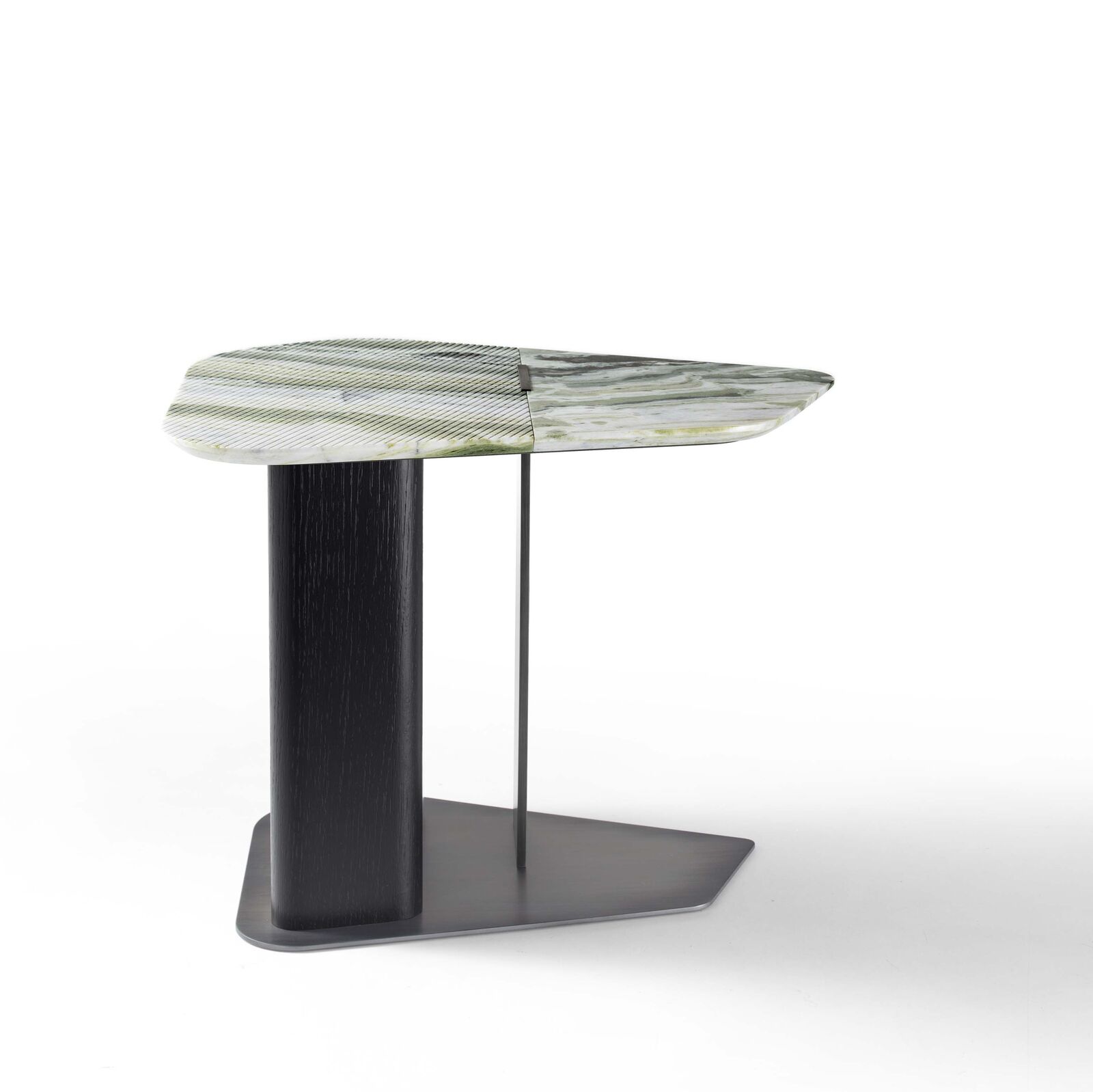 Предмет декора Leaf Collection – Camelia Green Marble, Oak Wood And Satin Metal Legs — FMF, кадр 5