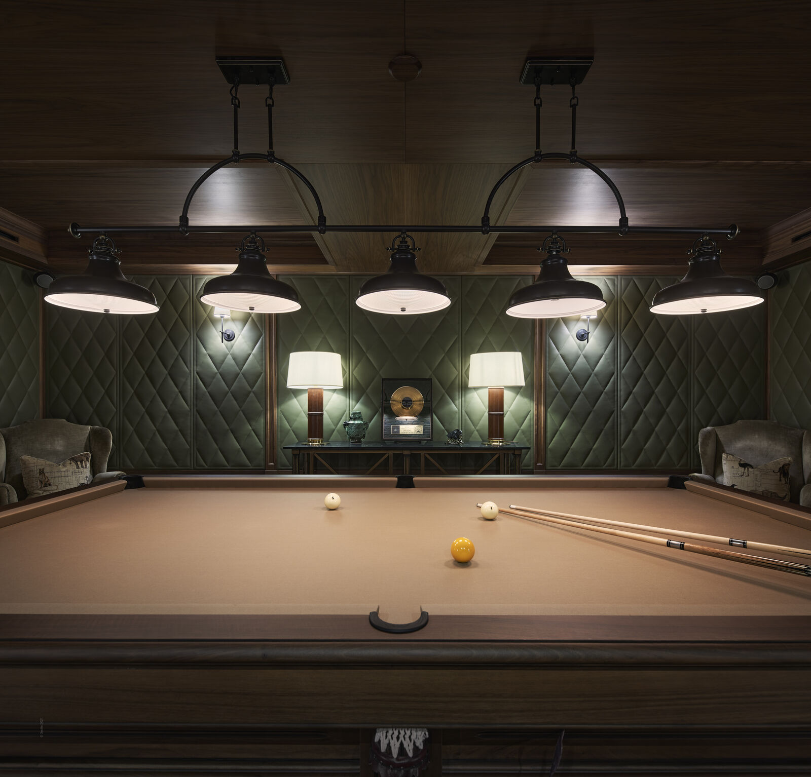 Гарнитур Billboard Room With Wood And Green Boiserie — FMF, кадр 3