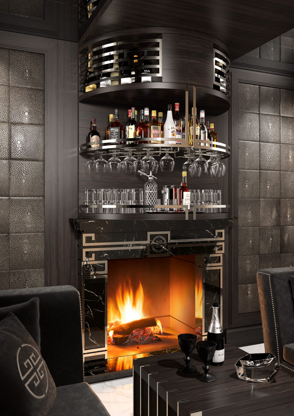 Гарнитур Black Wooden Billiard Room — FMF, кадр 8