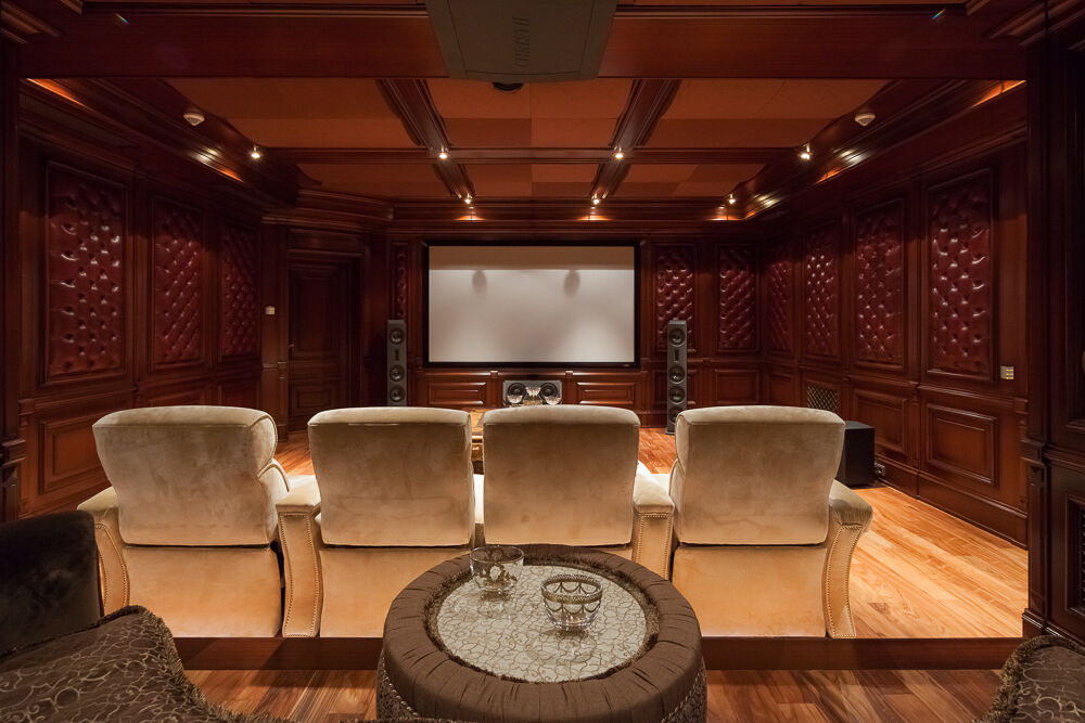Гарнитур Cinema Room With Wood And Leather Boiserie — FMF, кадр 3