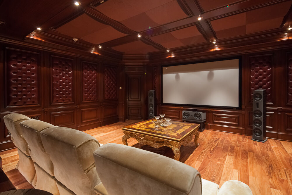 Гарнитур Cinema Room With Wood And Leather Boiserie — FMF, кадр 4
