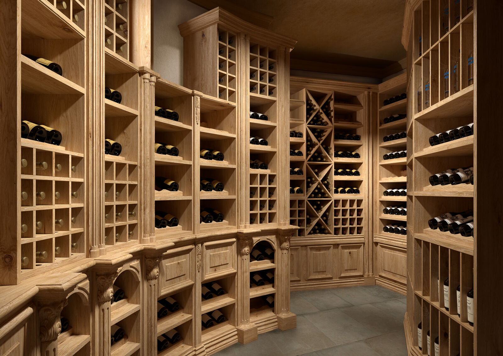 Room sets Classic Style Wooden Wine Room — FMF, collection Винные комнаты