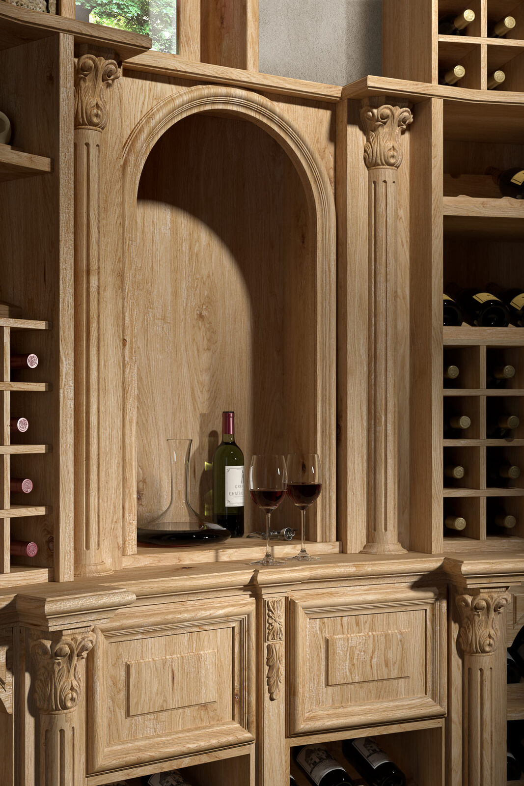 Гарнитур Classic Style Wooden Wine Room — FMF, кадр 4