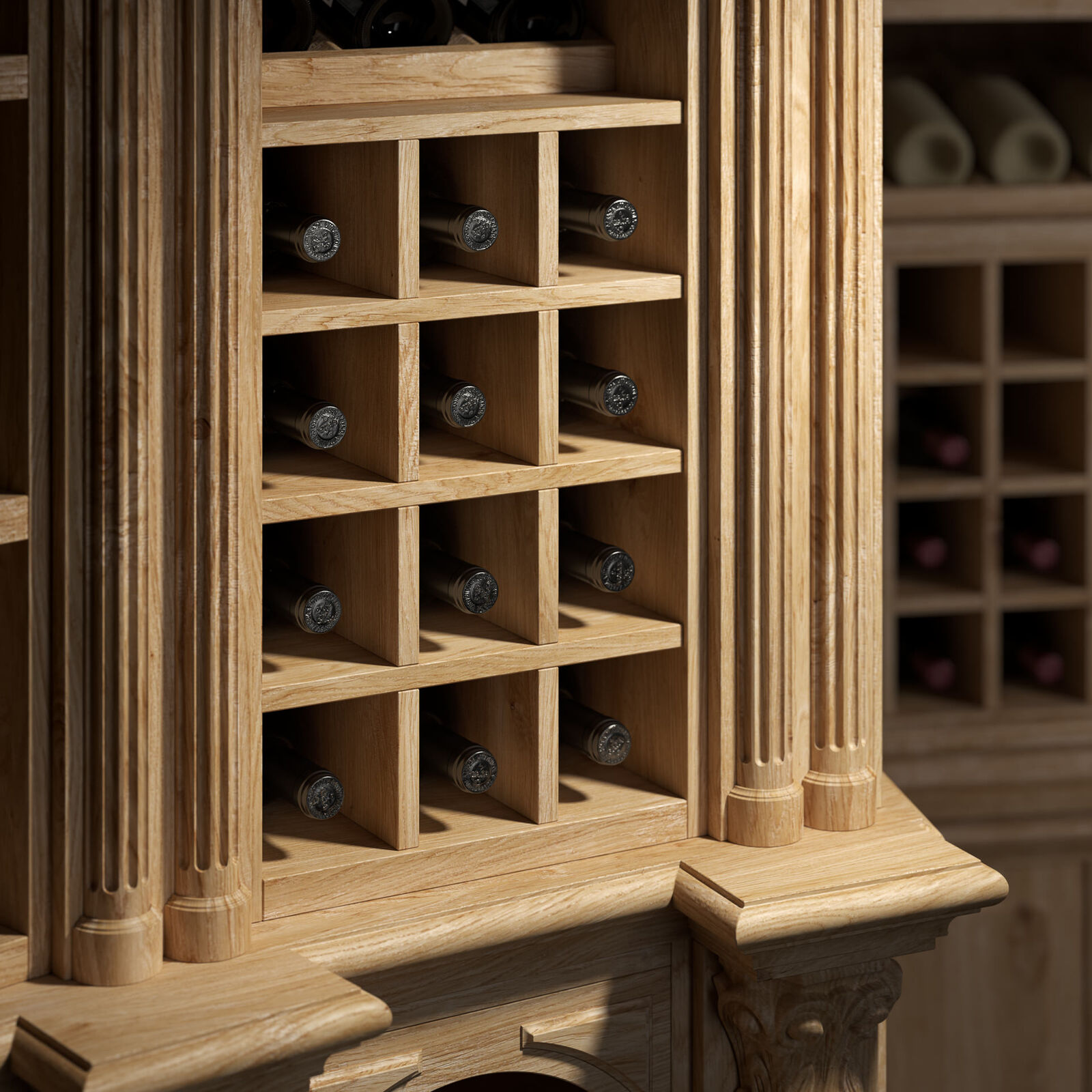 Гарнитур Classic Style Wooden Wine Room — FMF, кадр 5