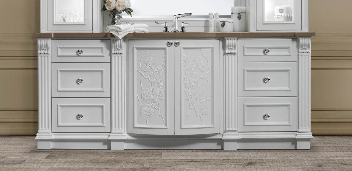 Room sets Classical White Bathroom — FMF, collection Ванные