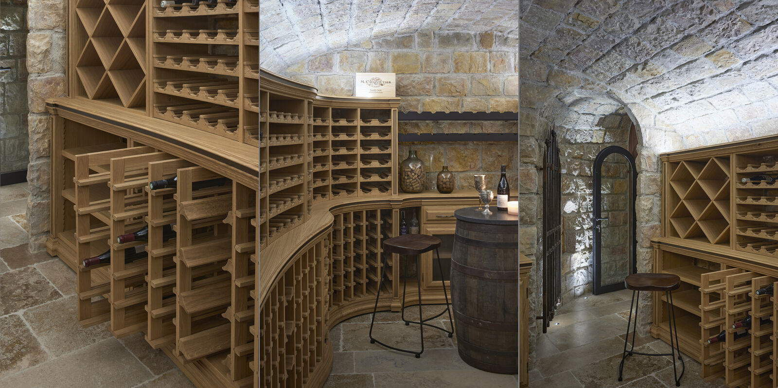 Гарнитур Curved Wineroom With Stone And Wood — FMF, кадр 3