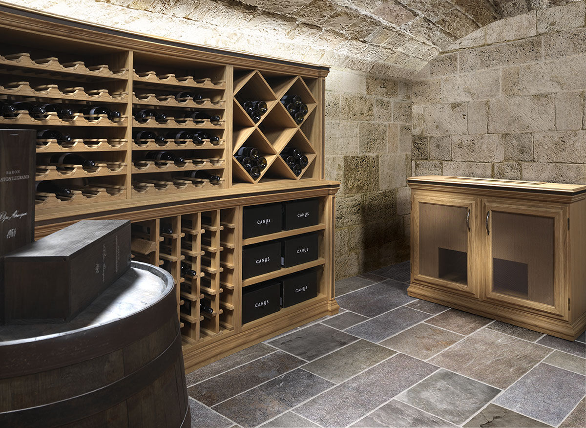 Гарнитур Curved Wineroom With Stone And Wood — FMF, кадр 7