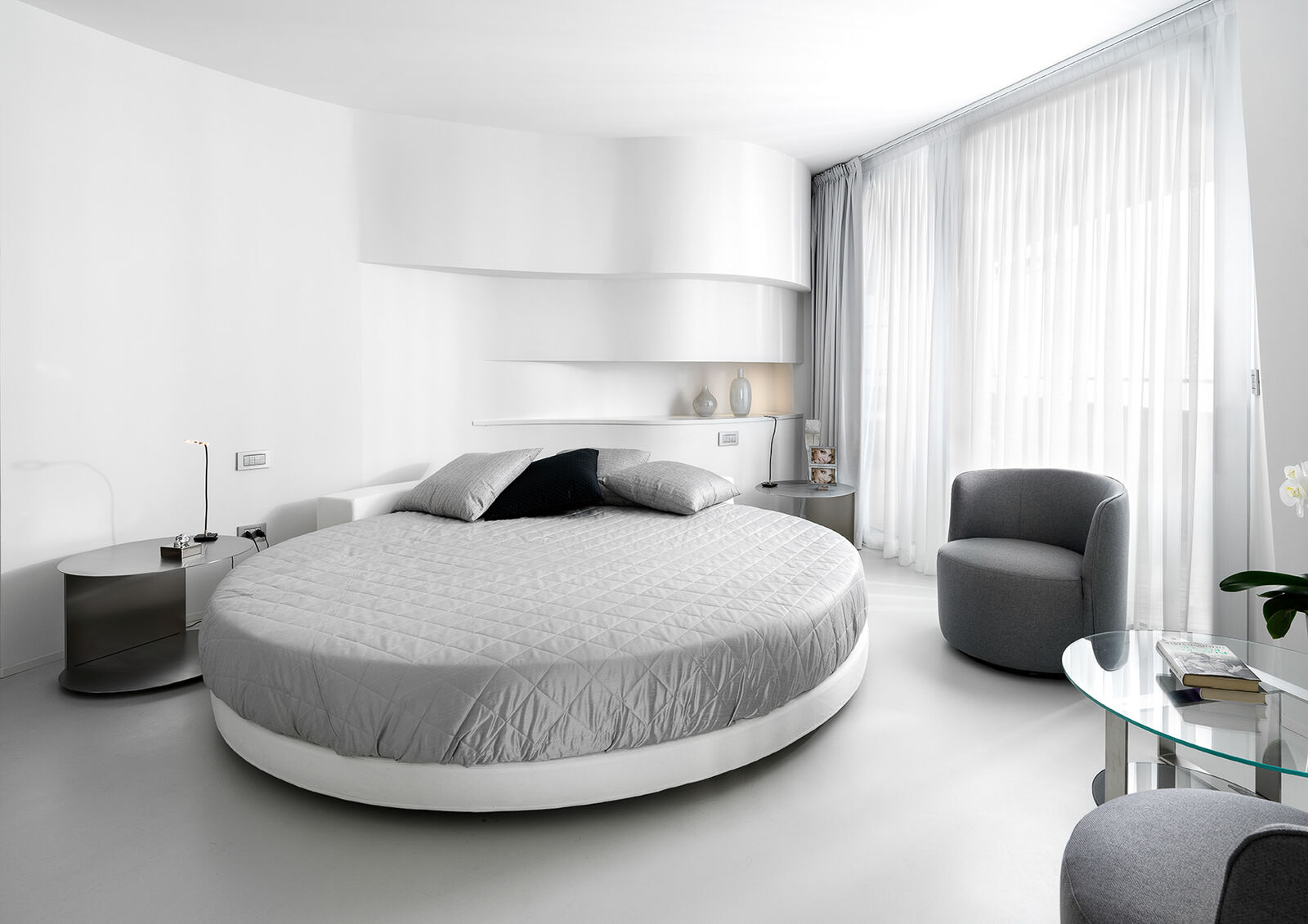 Гарнитур White Rounded Bedroom — FMF, кадр 3