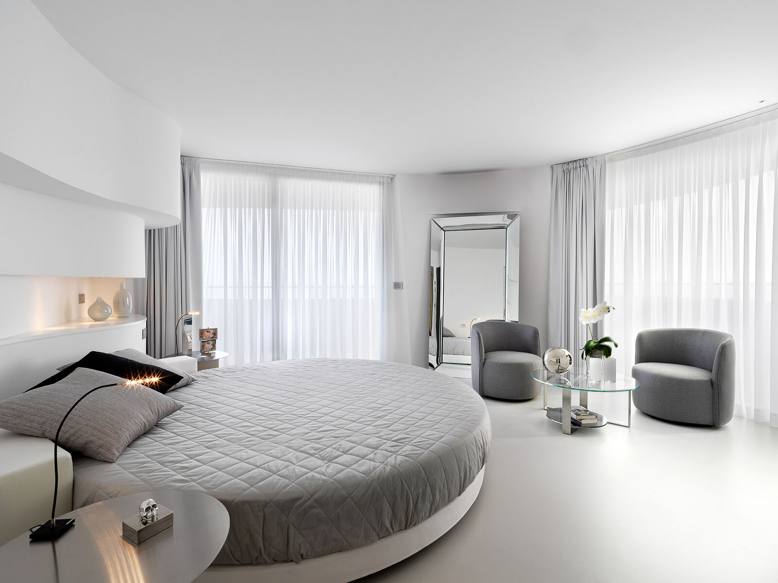 Гарнитур White Rounded Bedroom — FMF, кадр 7