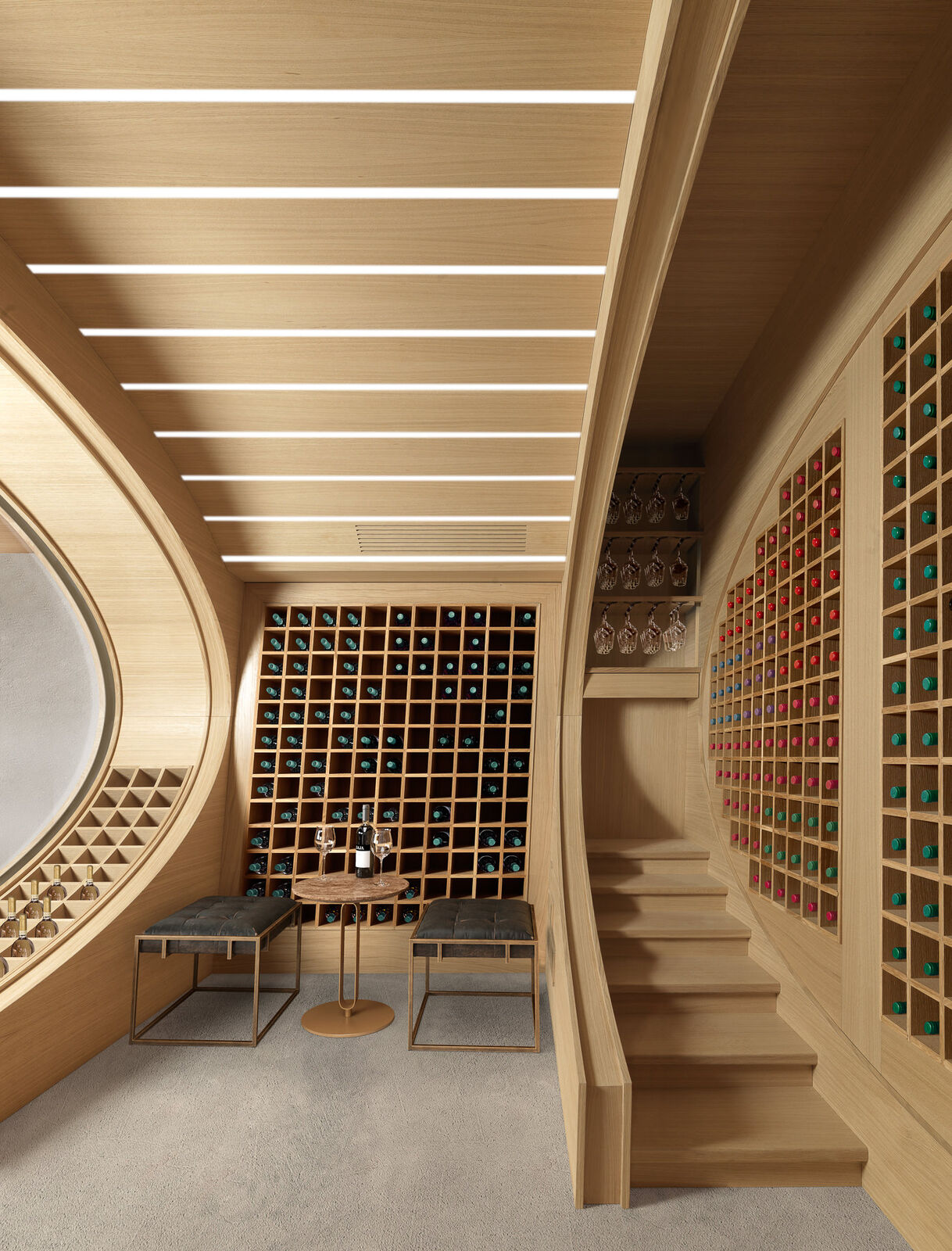Room sets Wooden Wine Room — FMF, collection Винные комнаты