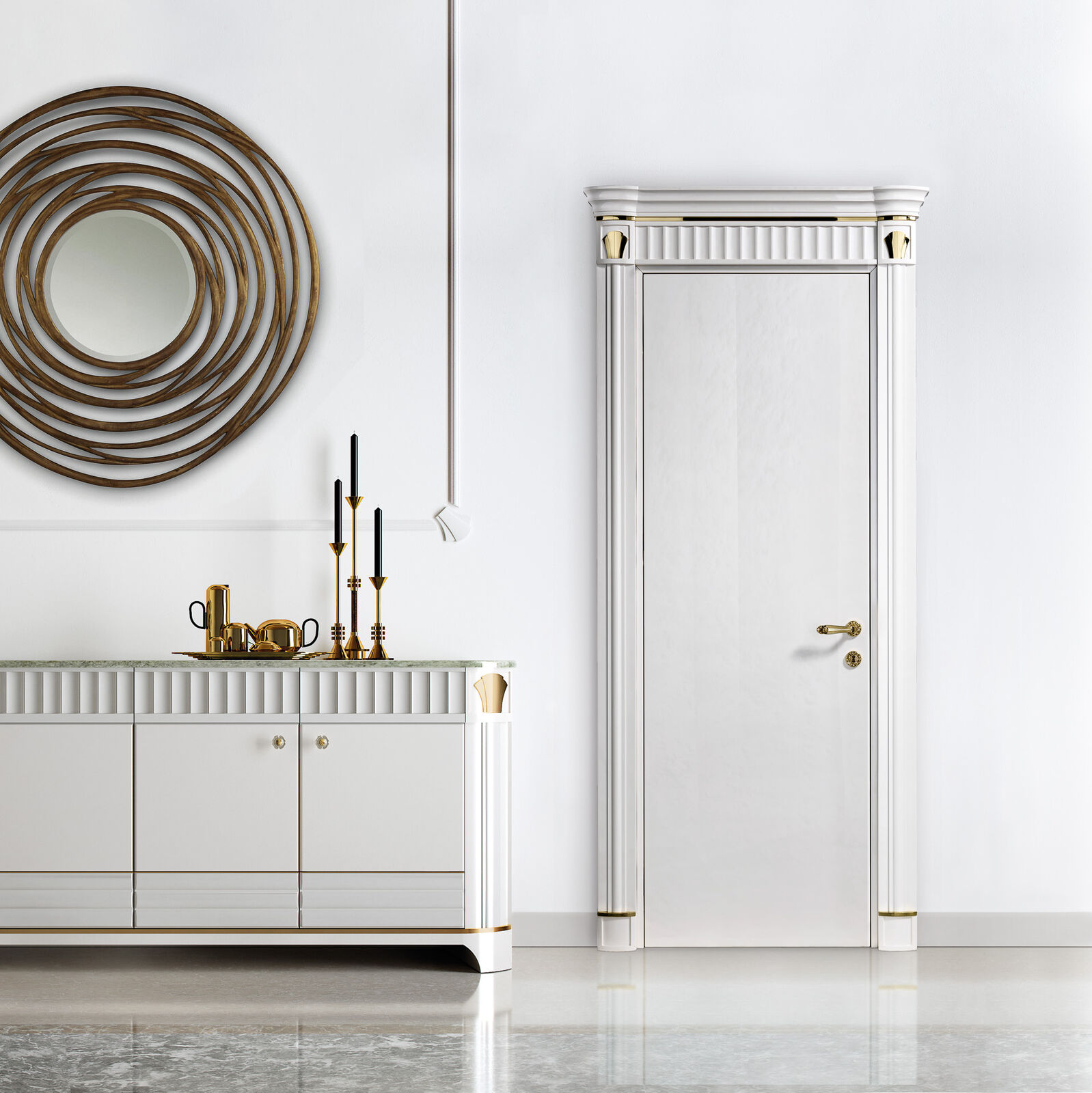 Кухня Classic Kitchen With Marble Details — FMF, кадр 6