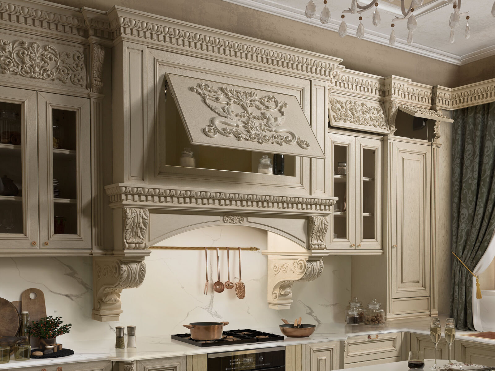 Кухня Elegant Baroque Style Kitchen — FMF, кадр 2