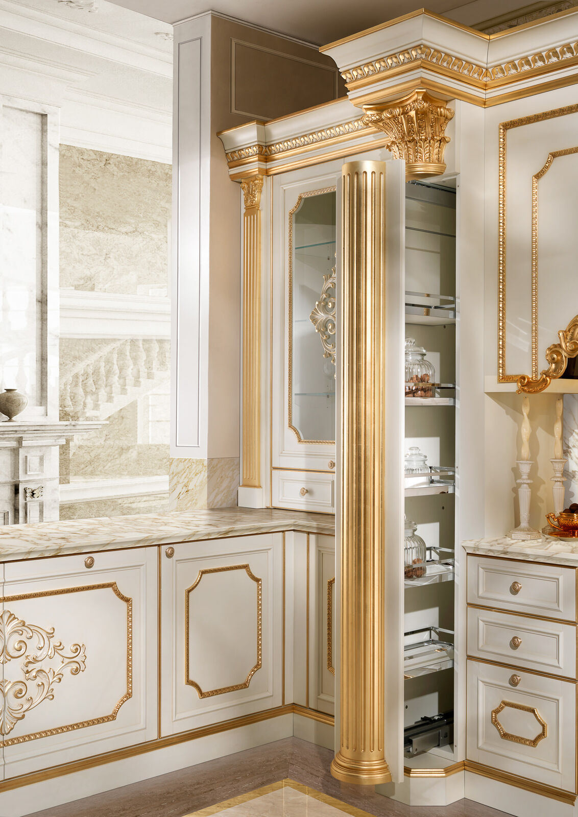 Кухня Elegant Kitchen With Gold Details — FMF, кадр 7